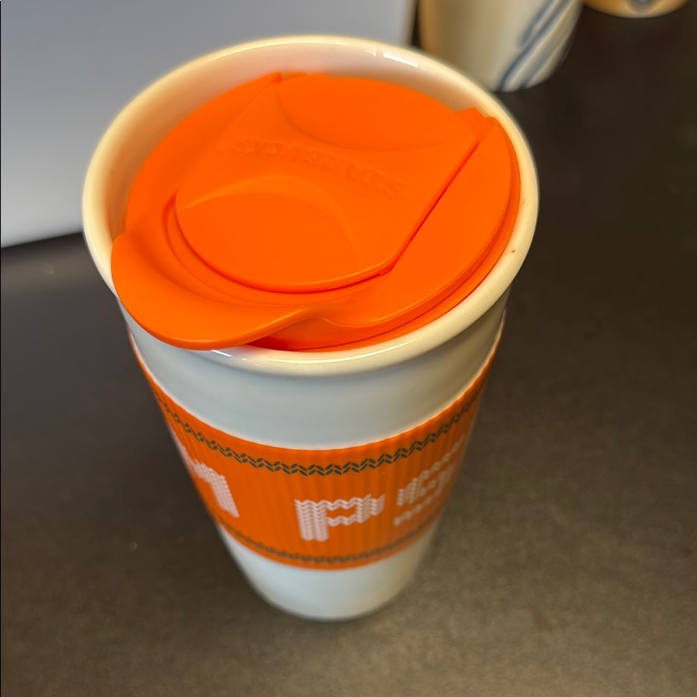 Starbucks Ceramic “TEAM PSL” Travel Mug